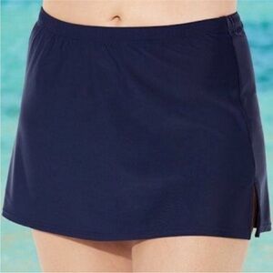 Navy Blue Swim Skirt New Swim Bottom Brief Swimsuits For All Plus Size 14 1X